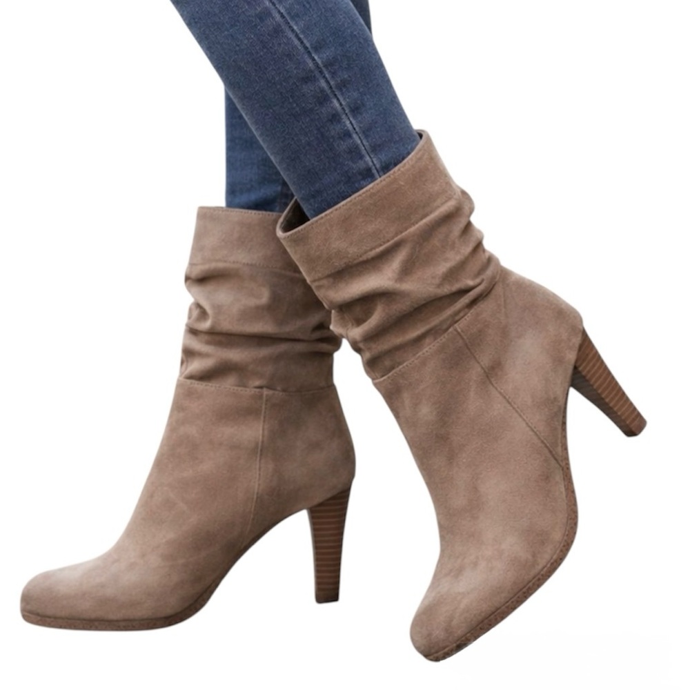 Women’s Mid Calf Slouched Boots (Size 8.5)